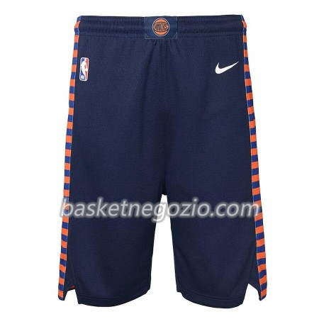 New York Knicks Uomo Pantaloncini Navy 2018-19 Nike Swingman